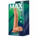 Saul Realistic Dildo with Testicles Flesh 8,25 - 21 cm - Image 2