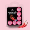Set 6 Brazilian Balls Triple Effect (Heat, Cold and Vibration) by SECRET PLAY
