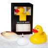 Set Bath Salts Coconut Duck, Candle and Shell 150 gr by DIVERTY SEX