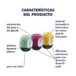 Set of 3 Masturbator Egg Riffle, Bubble and Fierce - Image 2