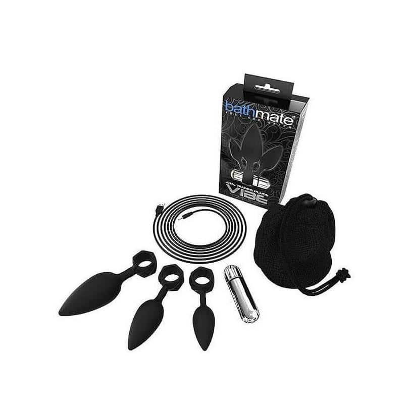 Set-of-4-Anal-Training-Plugs-with-Vibration Set of 4 Anal Training Plugs with Vibration - Image 1