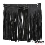 Short Shake Fringe Skirt