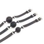 Silicone Breathable Ball Gags 4,5 cm Size M Black - Image 5