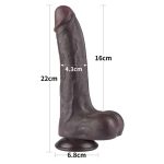 Sliding Skin Dual Layer Dildo 8.5 - Image 23