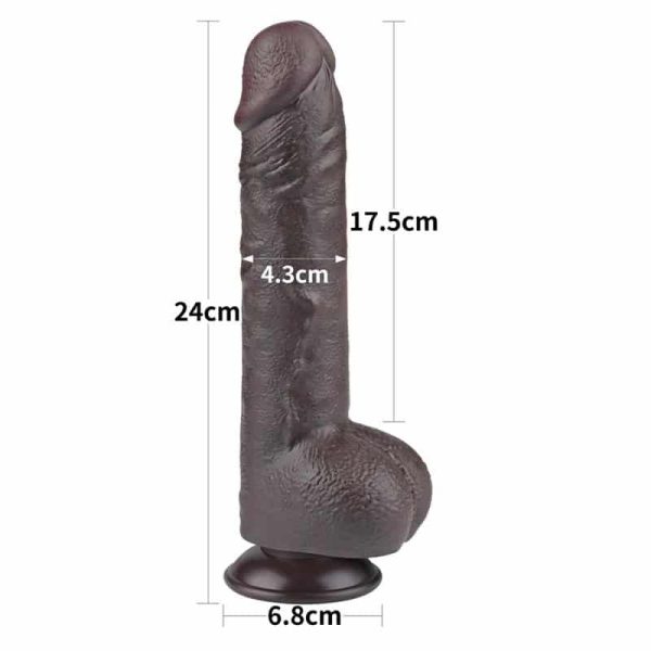 Sliding Skin Dual Layer Dildo 9.5 - Image 11