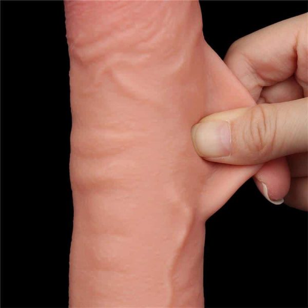 Sliding Skin Dual Layer Dildo 9.5 - Image 17