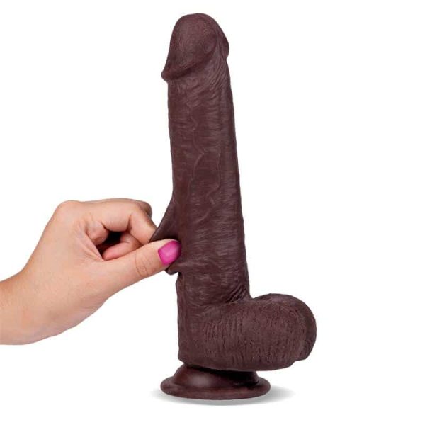 Slidy Realistic Dildo Dual Layer Retractable and Adjustable 9 - Image 12