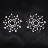 Snowflake Nipple Covers White by LATETOBED BDSM LINE