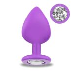 Sparkly Butt Plug Size M Violet - Image 2