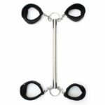 Spreader Bar with Detachable 4 Cuffs Black - Image 4
