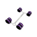 Spreader Bar with Detachable 4 Cuffs Purple - Image 5