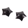 Star Nipple Covers with Black Sequins by LATETOBED BDSM LINE image 2