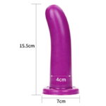 Stimulator Holy Dong 6 Liquid Silicone Purple - Image 7