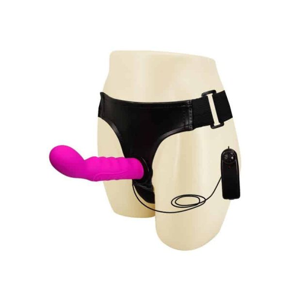 Strap-on med Dildo Lilla 15.5 cm - Billede 2