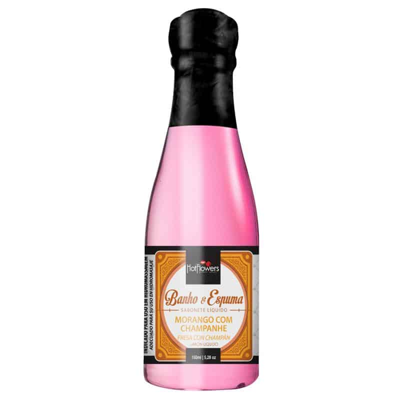 Strawberry-bath-foam-with-champagne-150-ml Strawberry bath foam with champagne 150 ml - Image 1