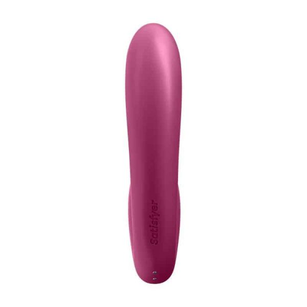 Sunray Berry Clitoris Sucker and Vibe 2 in 1 USB - Image 4