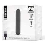 Teken Bendable Vibrating Bullet Liquid Silicone Unibody Magnetic USB - Image 5