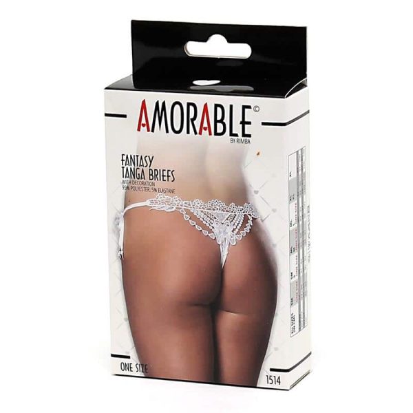 Thong Fantasy White One Size - Image 3