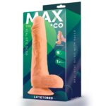 Tod Realistic Dildo with Testicles 9 Flesh - Image 4