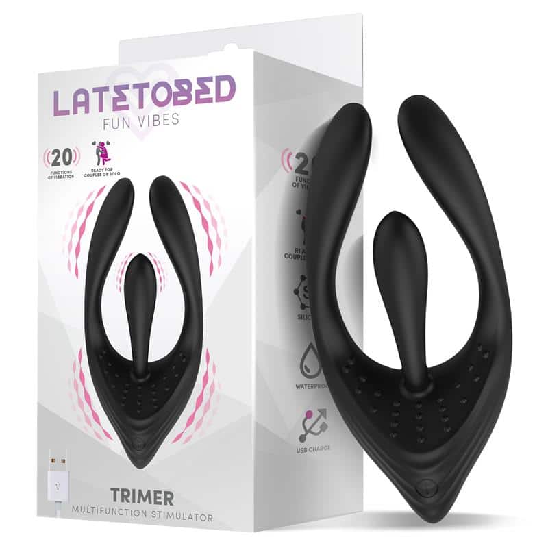 Trimer-3-Motors-Flexible-Stimulator-USB-Silicone Trimer 3 Motors Flexible Stimulator USB Silicone - Image 1