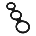 Triple Cock Ring Black - Image 3