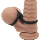 Triple Penis and Testicles Ring Liquid Silicone - Image 6