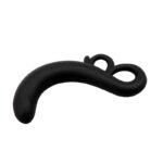 Two-Finger G-Spot Plug Silicone Black - Image 4