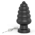 Vibrating Anal Plug King Sized 7 Black - Image 2