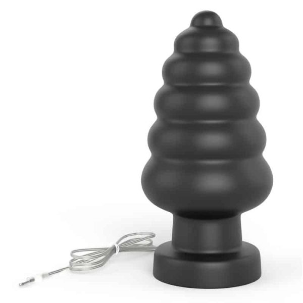 Vibrating Anal Plug King Sized 7 Black - Image 2