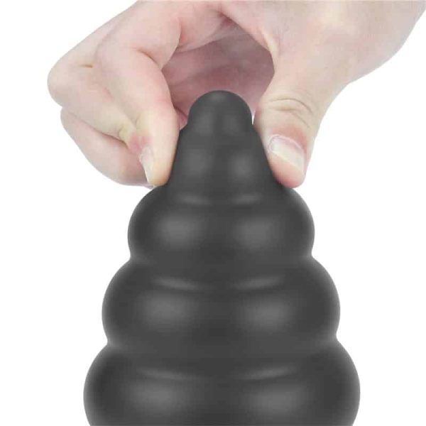 Vibrating Anal Plug King Sized 7 Black - Image 5