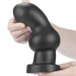 Vibrating Anal Plug King Sized 7 Black - Image 17