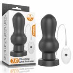 Vibrating Anal Plug King Sized 7 Black - Image 19