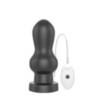 Vibrating Anal Plug King Sized 7 Black - Image 10