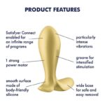 Vibrating Anal Plug with APP Satisfyer Connect Intensity Plug - Image 6
