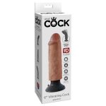 Vibrating Cock 6 Tan - Image 4