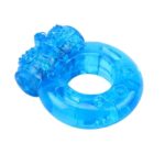 Vibrating Cock Ring 1.8 cm Blue - Image 6
