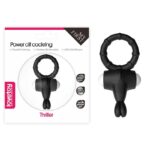 Vibrating Cockring Power Clit Black - Image 13