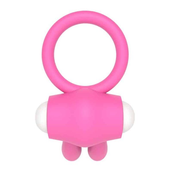 Vibrating Cockring Power Clit Pink - Image 3