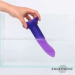 Vibrating Color-Changing Dildo Blue to Purple Size M 17 cm - Image 2