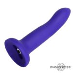 Vibrating Color-Changing Dildo Blue to Purple Size M 17 cm - Image 4