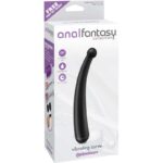Vibrating Curved Anal Plug Colour Black - Image 3