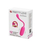 Vibrating Egg Julius USB Silicone Pink - Image 9