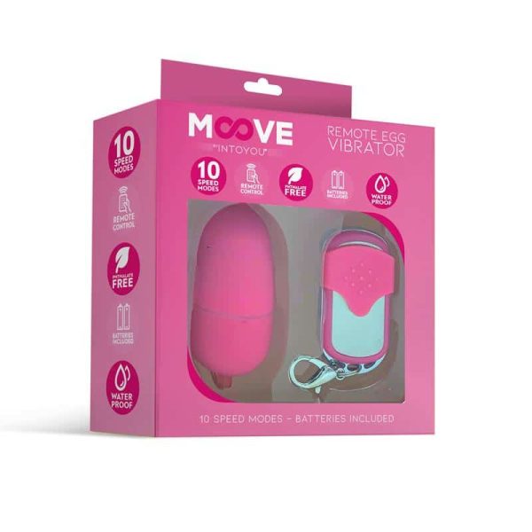 Vibrating Egg with Remote Control Medium Size Pink - Image 2