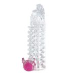 Vibrating Penis Sleeve Clear - Image 3