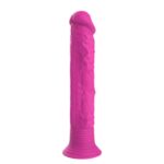 Vibrating Realistic Dildo Silicone Pink - Image 3