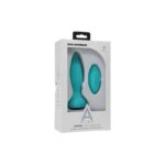 Vibrating and Rotating Butt Plug Rimmer Experienced Turquoise - Image 2