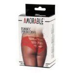 Wide Panties Corset Type Red One Size - Image 3