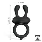 Earzy Vibrating Penis Ring with Remote Control USB Magnetic Silicone - Image 7