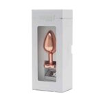 Pisa Heart Shaped Butt Plug Rose Gold - Image 4