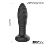 Tainy Thrusting Led Lighted Anal Plug with Remote Control - Image 8